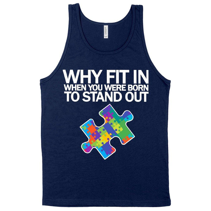 Autism Puzzle Tank - Autism Tank Ideas - Autism Awareness Tank - Trendha