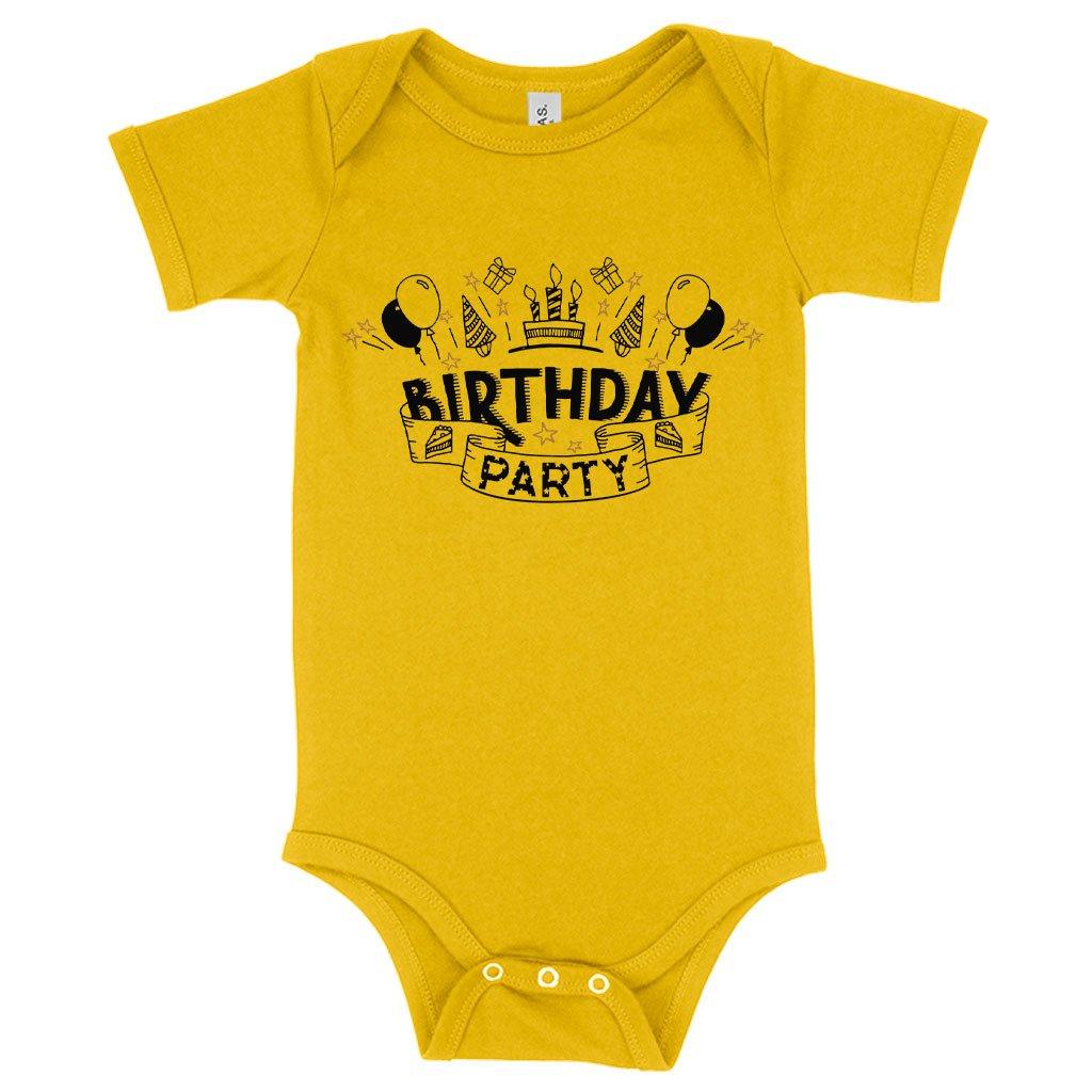 Baby Jersey Birthday Party Onesie - Birthday Celebration Onesies