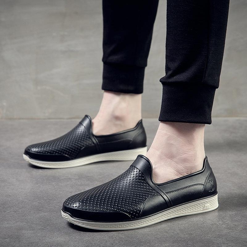 Fashion Casual Men's Non-slip Low-top Rain Boots - Trendha