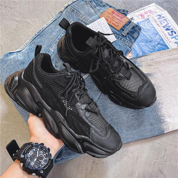 Breathable All-match Old Shoes Deep Mouth Mesh Increased - Trendha