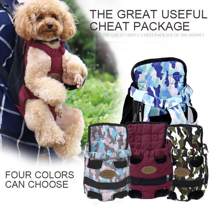 Adjustable Breathable Carrying Pet Backpack - Trendha