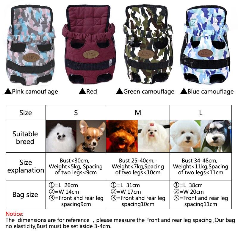 Adjustable Breathable Carrying Pet Backpack - Trendha