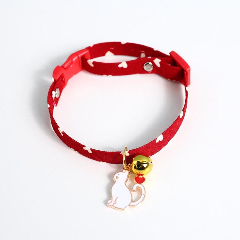 Adjustable Cat Collar with Bell - Trendha