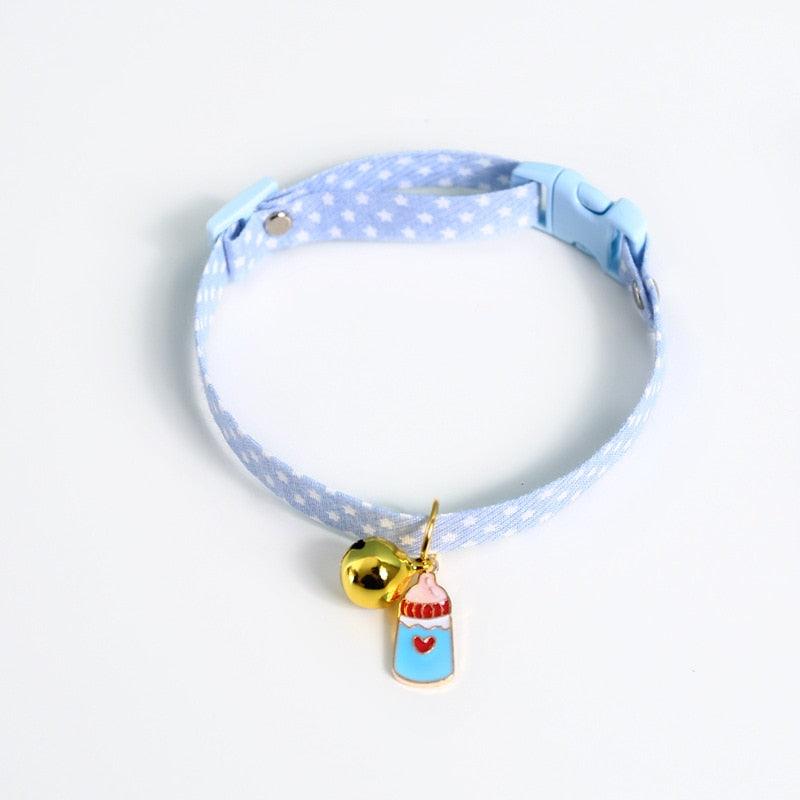 Adjustable Cat Collar with Bell - Trendha