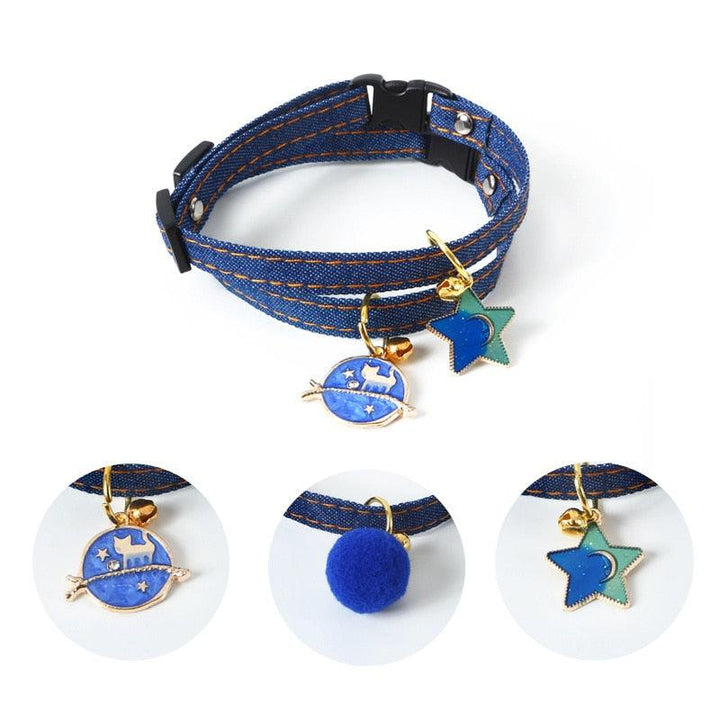 Adjustable Cat Collar with Bell - Trendha
