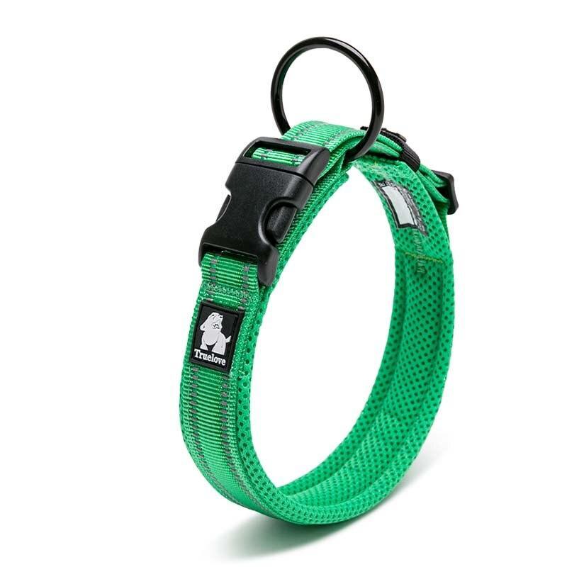 Adjustable Nylon Dog Collars with Reflective Stripes - Trendha