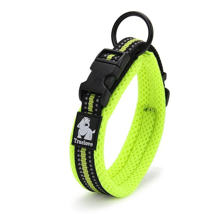 Adjustable Nylon Dog Collars with Reflective Stripes - Trendha