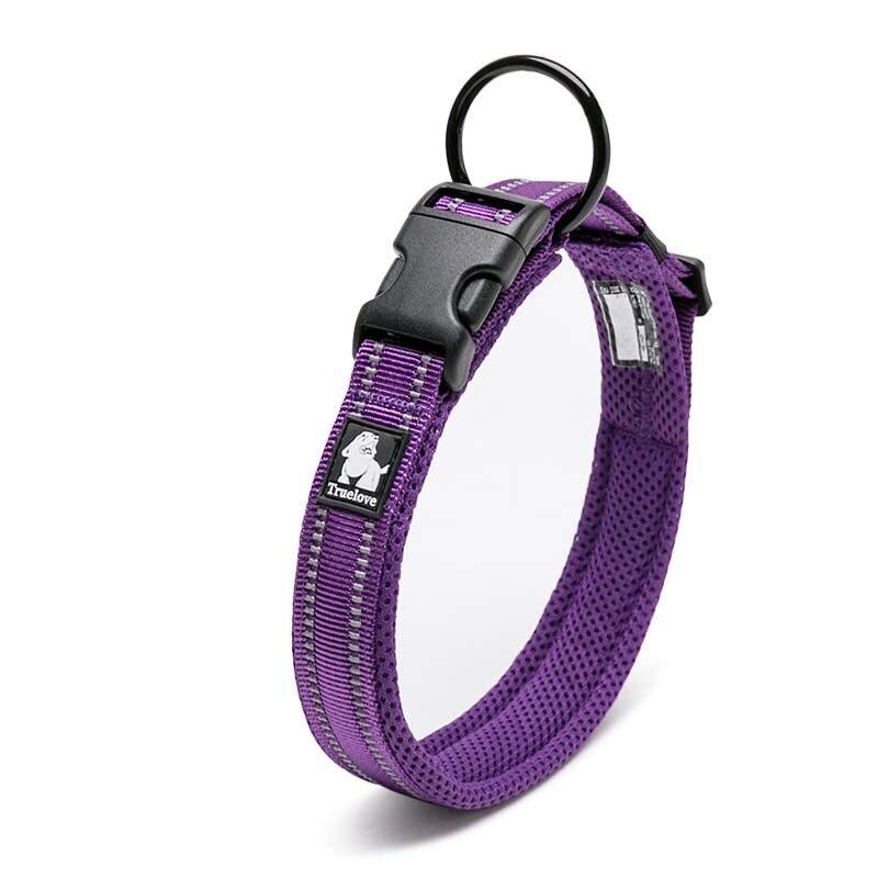 Adjustable Nylon Dog Collars with Reflective Stripes - Trendha