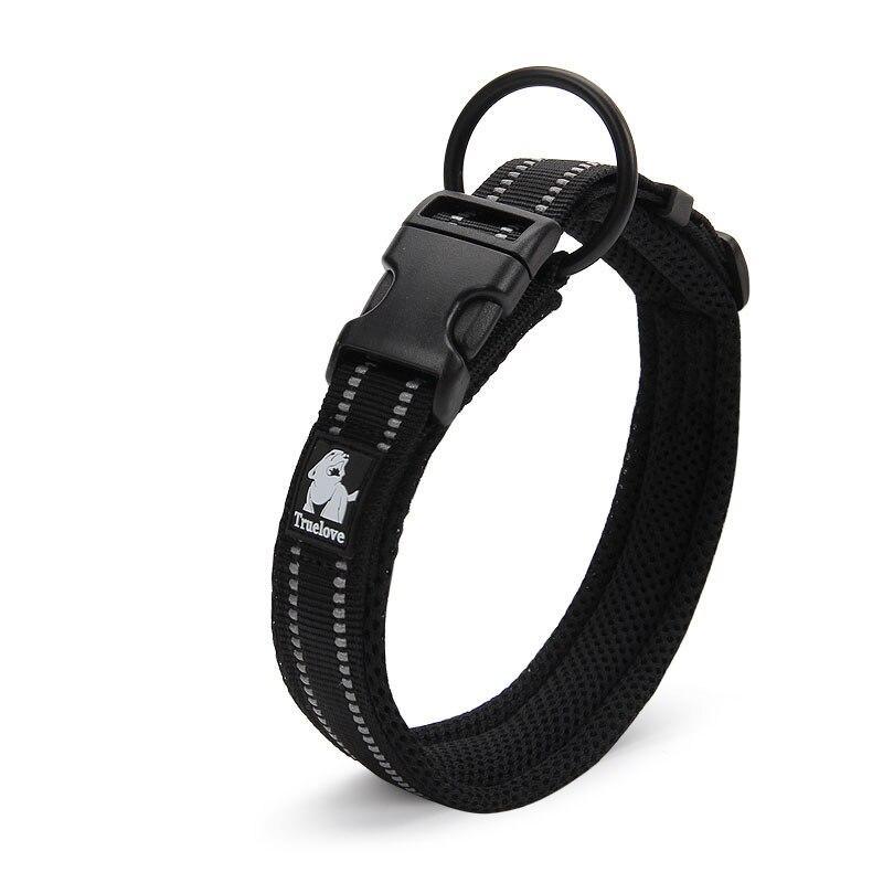 Adjustable Nylon Dog Collars with Reflective Stripes - Trendha