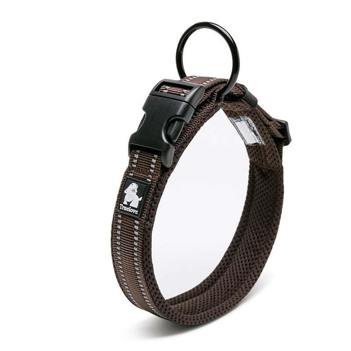 Adjustable Nylon Dog Collars with Reflective Stripes - Trendha