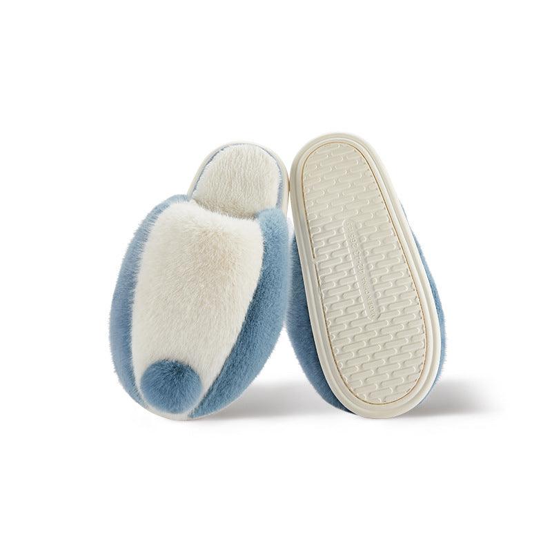 Women's Thick-soled Warm Non-slip Plush Slippers - Trendha