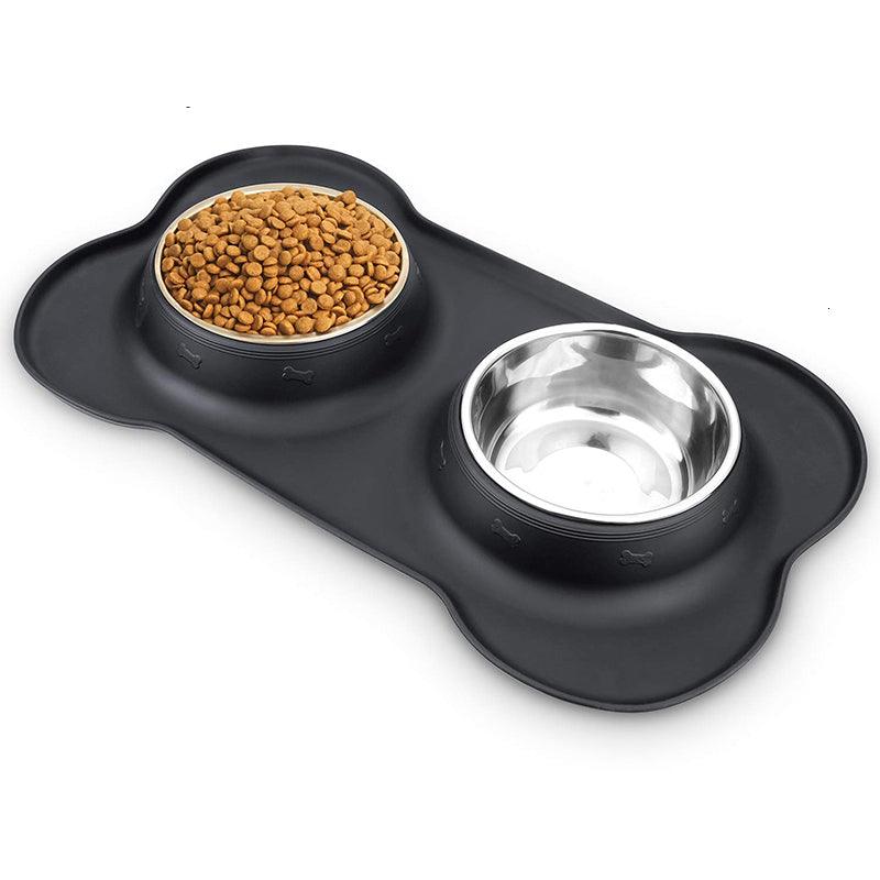Antislip Double Feeding Bowl - Trendha