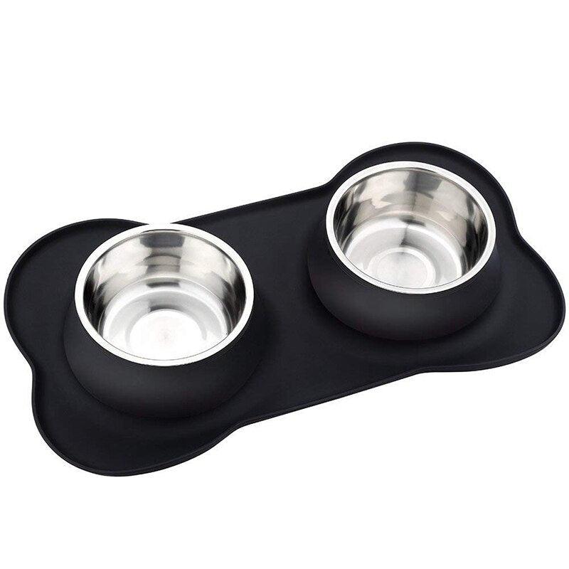 Antislip Double Feeding Bowl - Trendha