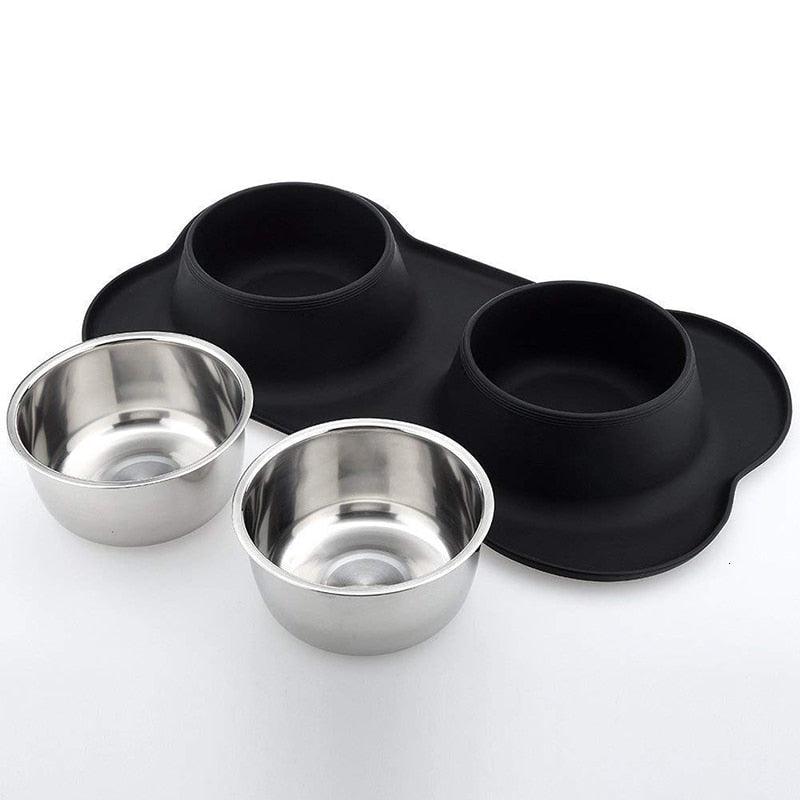Antislip Double Feeding Bowl - Trendha