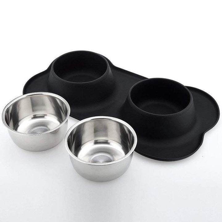 Antislip Double Feeding Bowl - Trendha