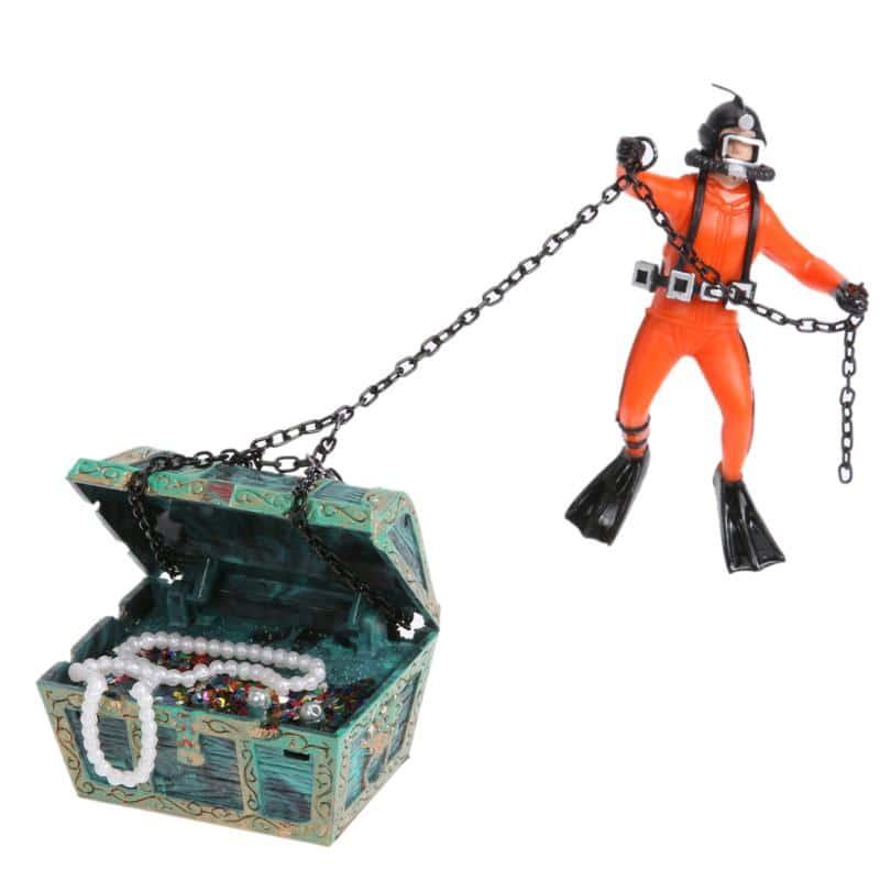 Aquarium Decor Resin Diver - Trendha