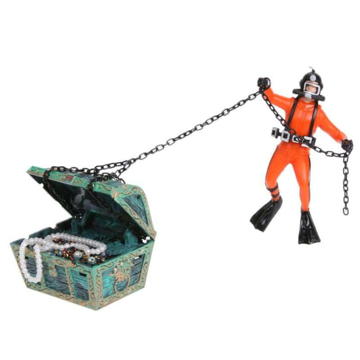 Aquarium Decor Resin Diver - Trendha