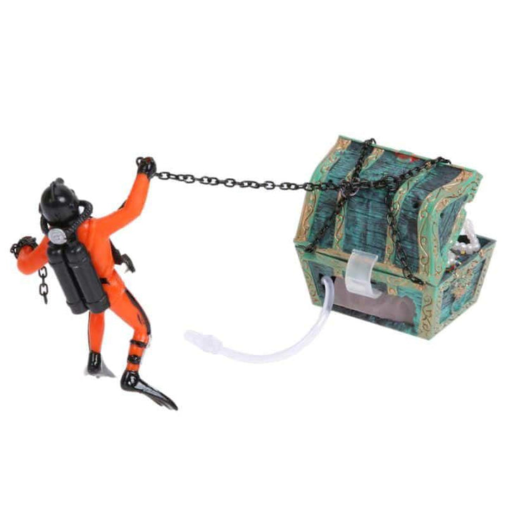 Aquarium Decor Resin Diver - Trendha