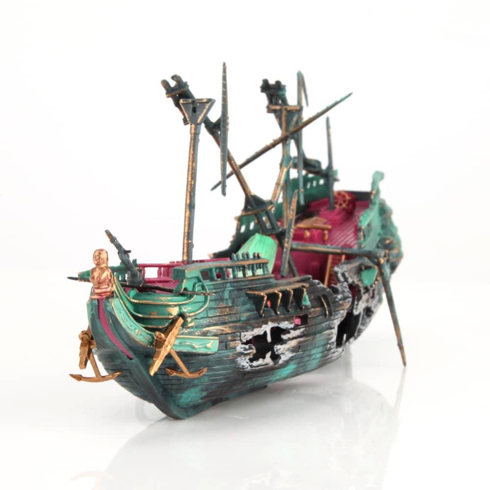 Aquarium Decor Resin Sailing Boat - Trendha