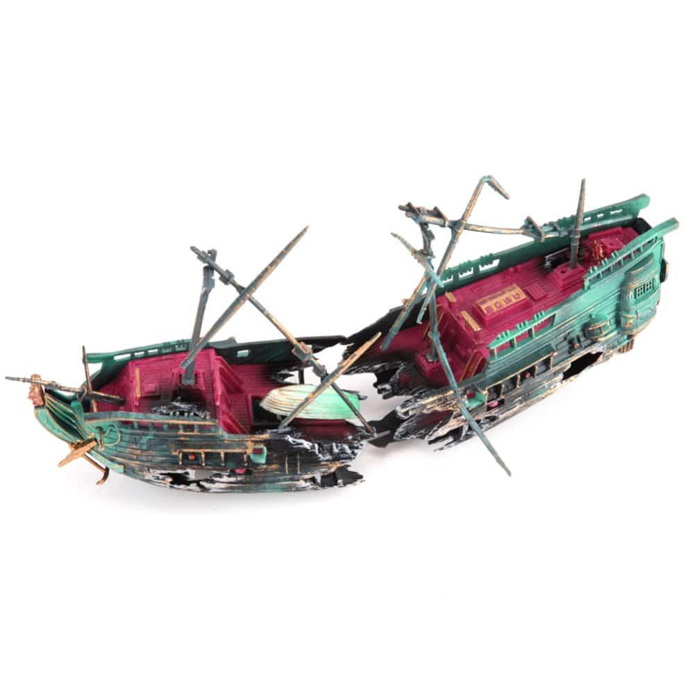 Aquarium Decor Resin Sailing Boat - Trendha