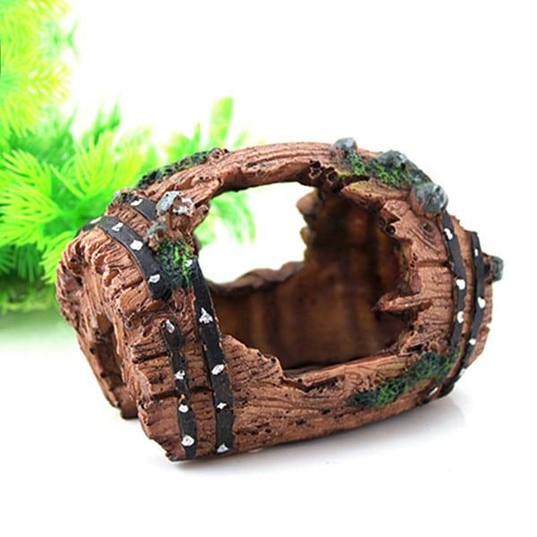 Artificial Barrel for Fish Tank - Trendha