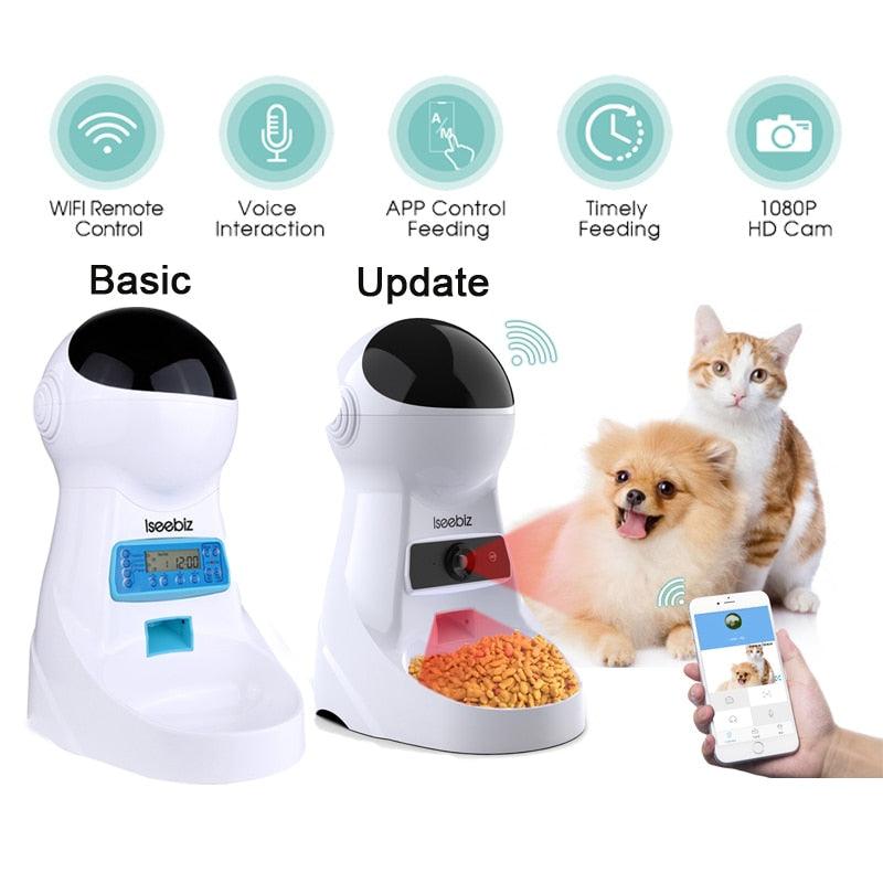 Automatic Pet Feeder with Voice Recording - Trendha