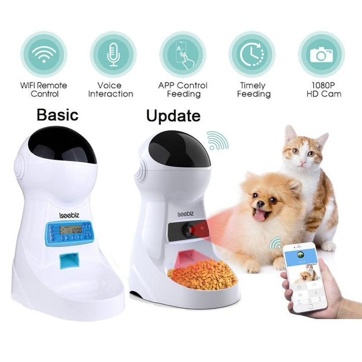 Automatic Pet Feeder with Voice Recording - Trendha