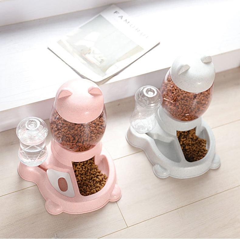 Automatic Pet Food and Water Dispenser - Trendha