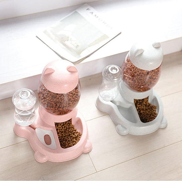 Automatic Pet Food and Water Dispenser - Trendha
