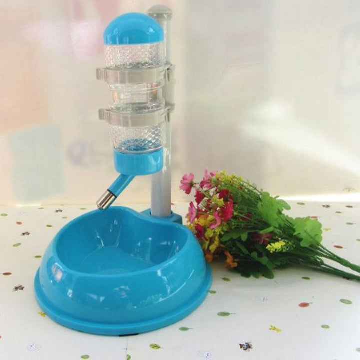Automatic Pet's Water Dispenser with Food Bowl - Trendha