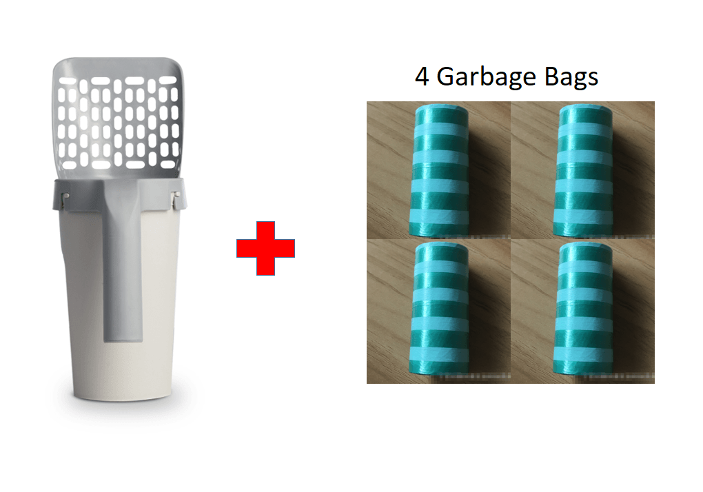 Storage Box Integrated Lazy Cat Litter Shovel Set - Trendha