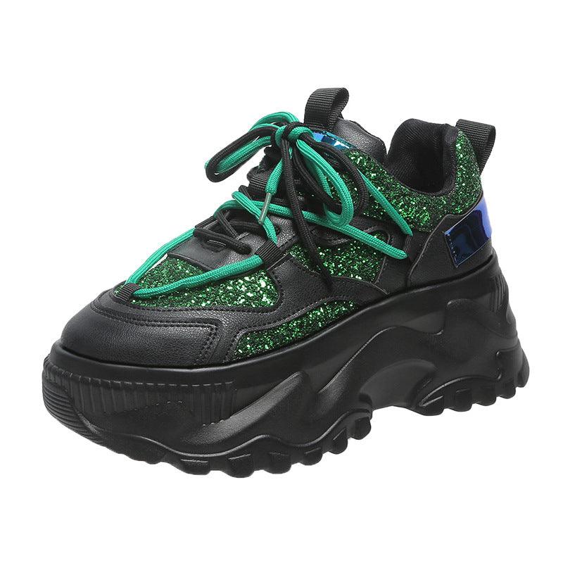 Korean Women's Shoes With Thick Soles - Trendha
