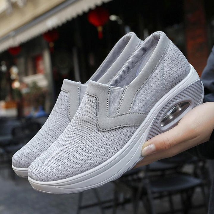 New Flying Weaving Women's Casual Sports Shoes Soft Sole Breathable - Trendha