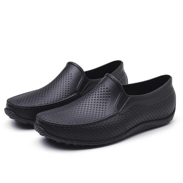 Men's Simple Casual PVC Short Rain Boots - Trendha