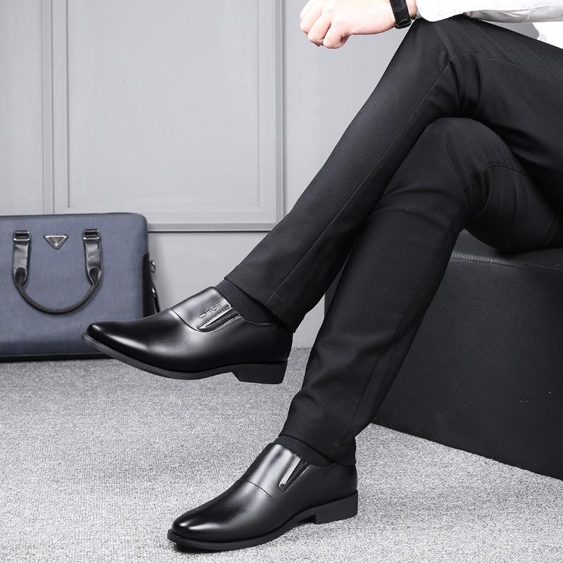 Cotton Business Formal Wear Casual Men's Leather Shoes - Trendha