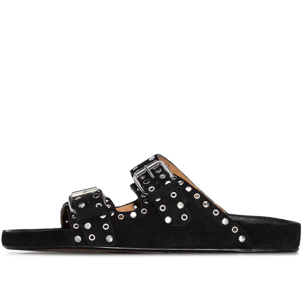Platform Buckle Stud Ladies Sandals - Trendha