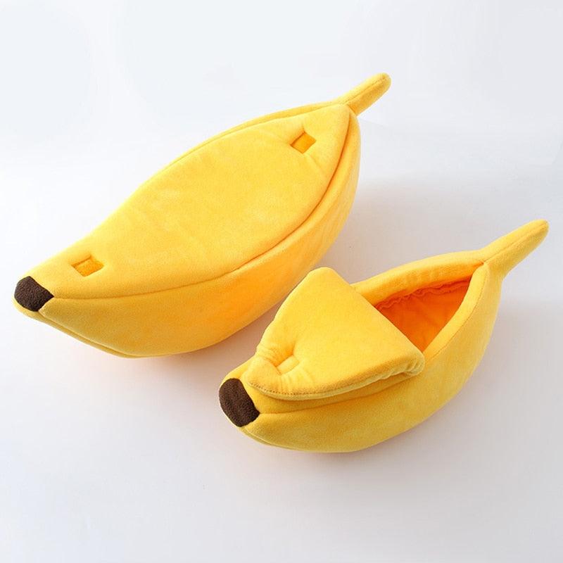 Banana Shaped Cat Bed - Trendha