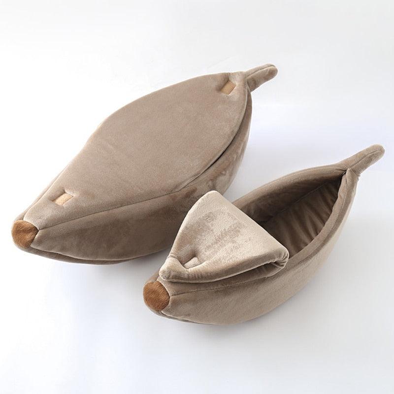 Banana Shaped Cat Bed - Trendha