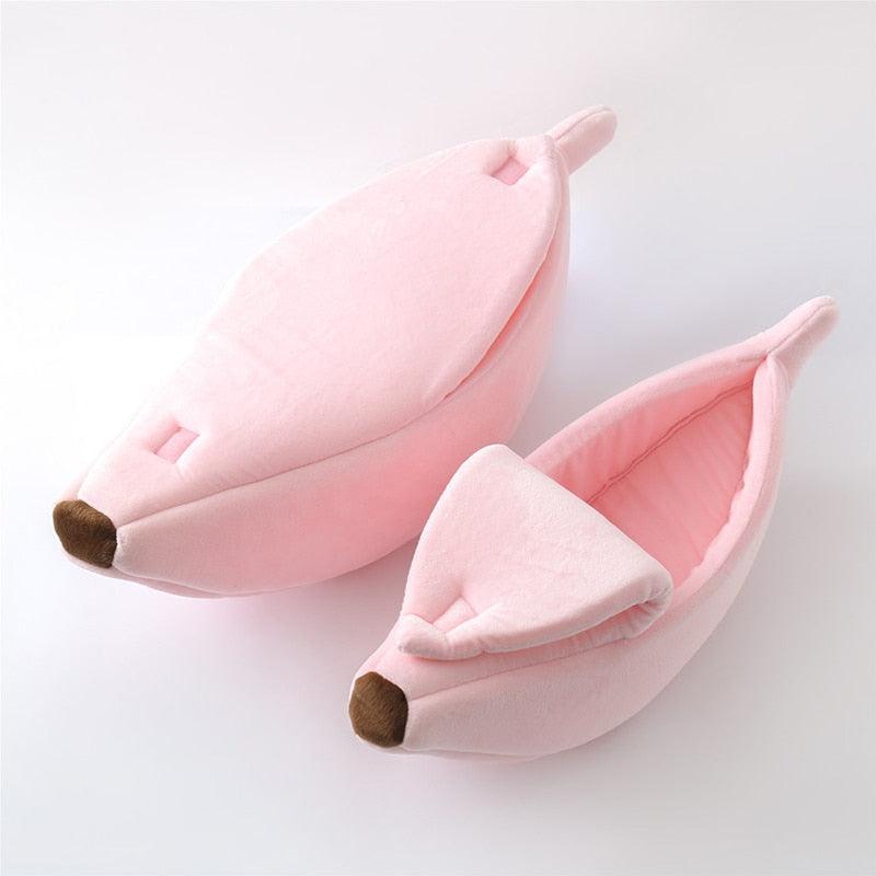 Banana Shaped Cat Bed - Trendha