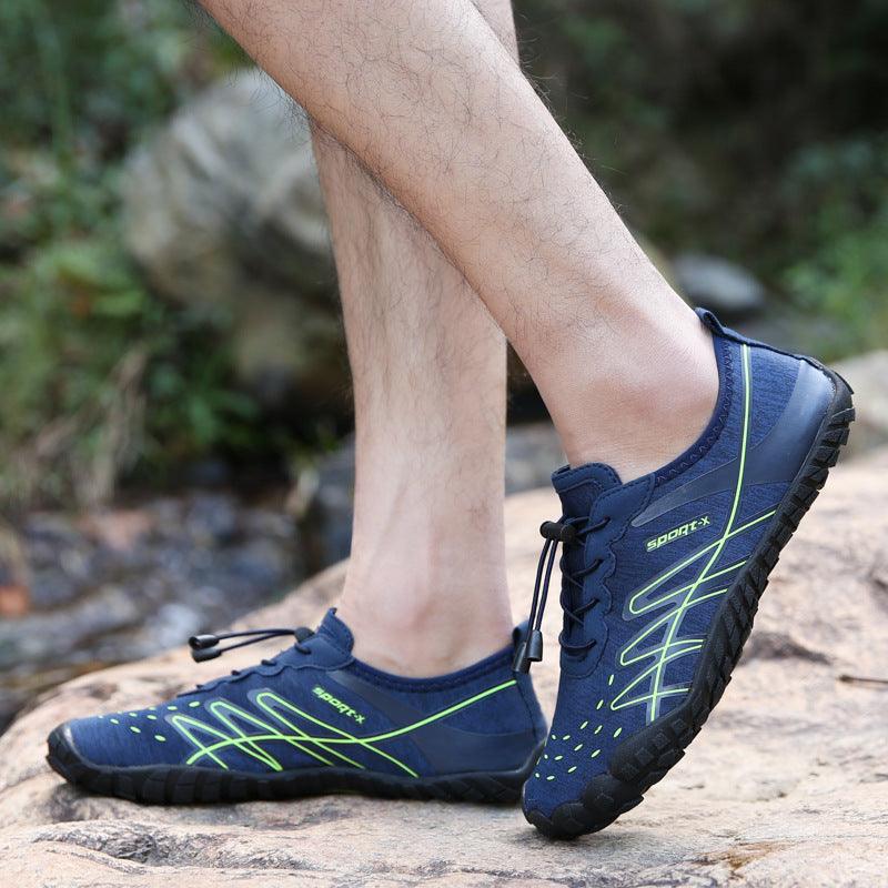 Elastic-Fabric Beach-Style Shoes