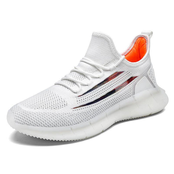 All-match Running Shoes Flying Woven Mesh Sneakers - Trendha