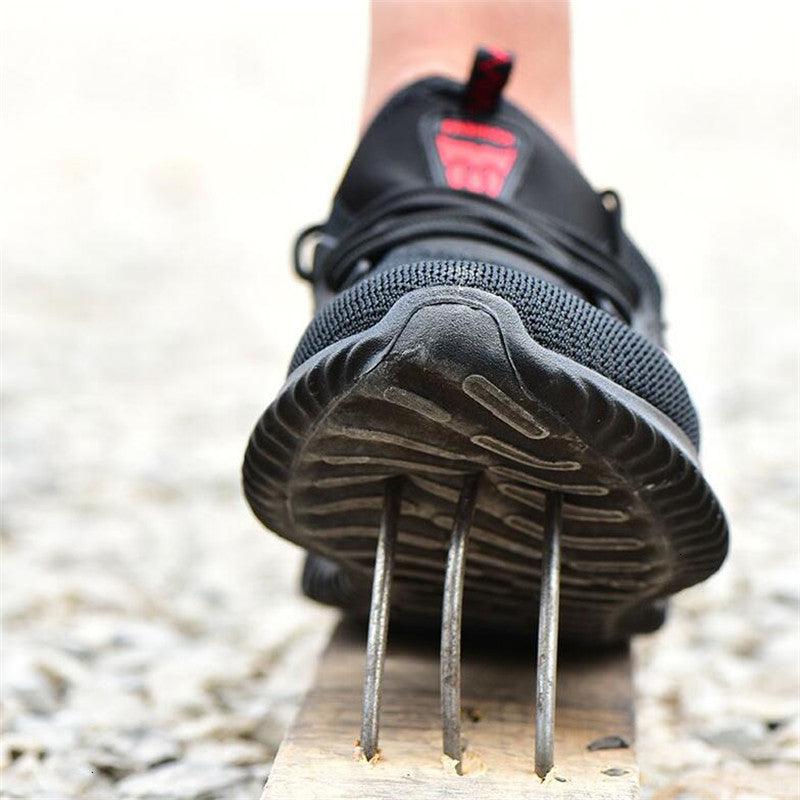 Men's Safety Protection Anti Smashing And Anti Puncture Work Shoes - Trendha