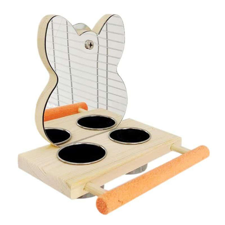 Bird's Feeder with Mirror - Trendha