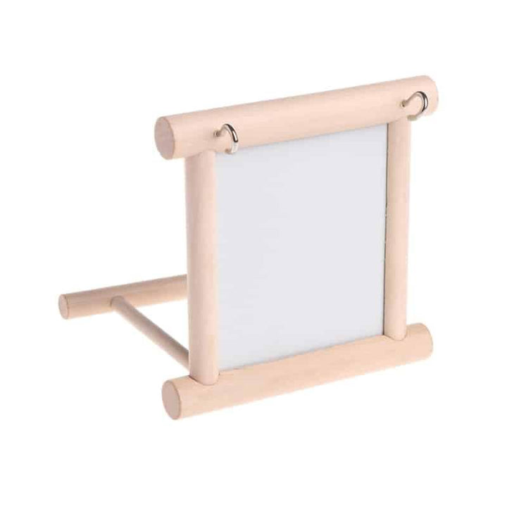Bird's Mirror Toy with Perch - Trendha