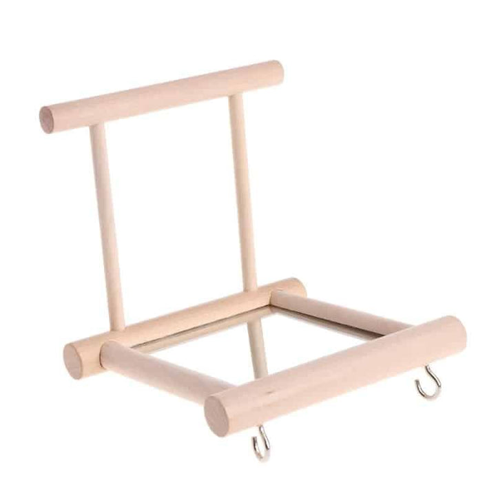 Bird's Mirror Toy with Perch - Trendha
