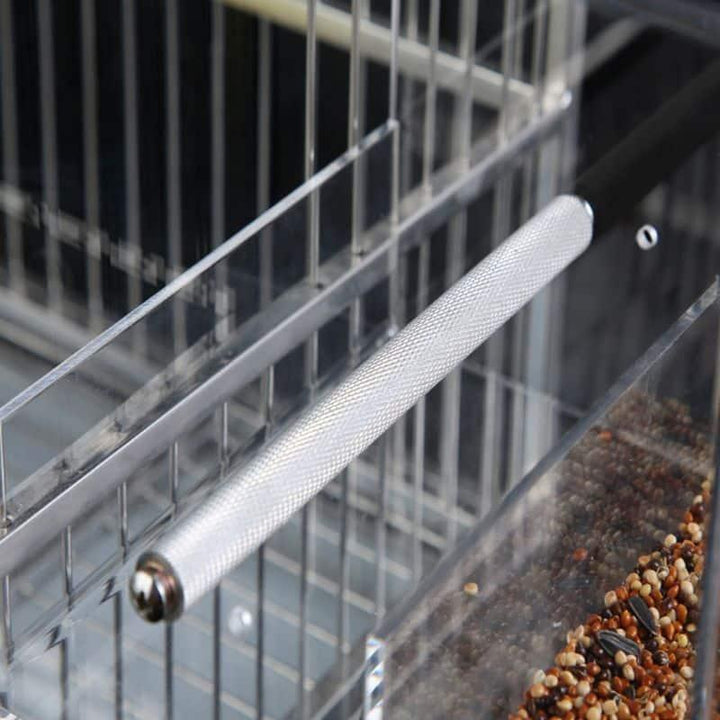 Bird's Trasparent Cube Feeder - Trendha