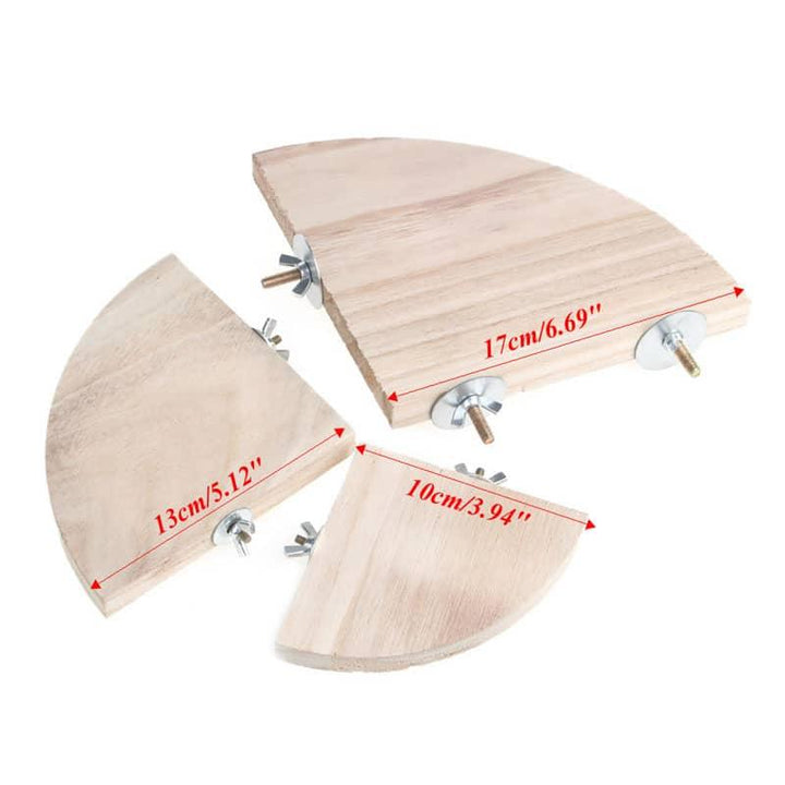 Bird's Wood Platform Stand - Trendha