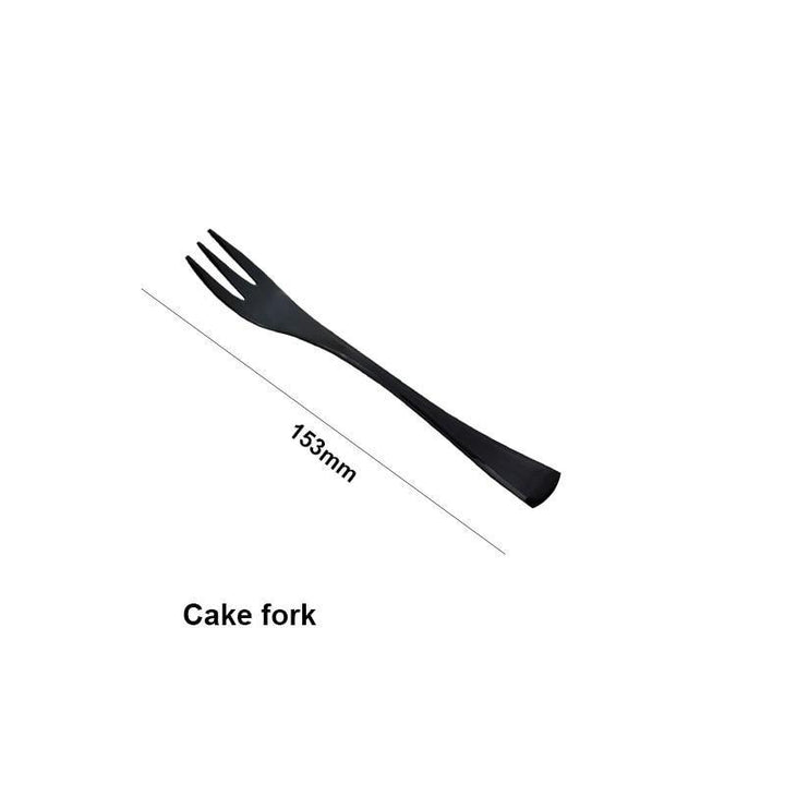 Black Flatware Stainless Steel - Trendha