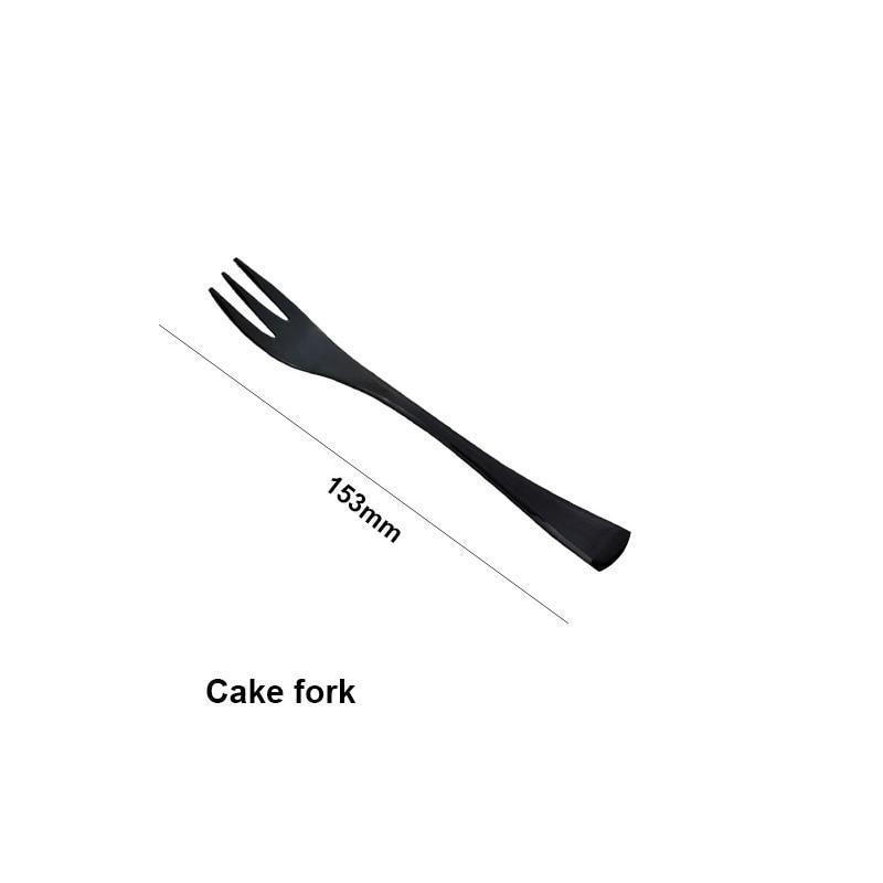 Black Flatware Stainless Steel - Trendha