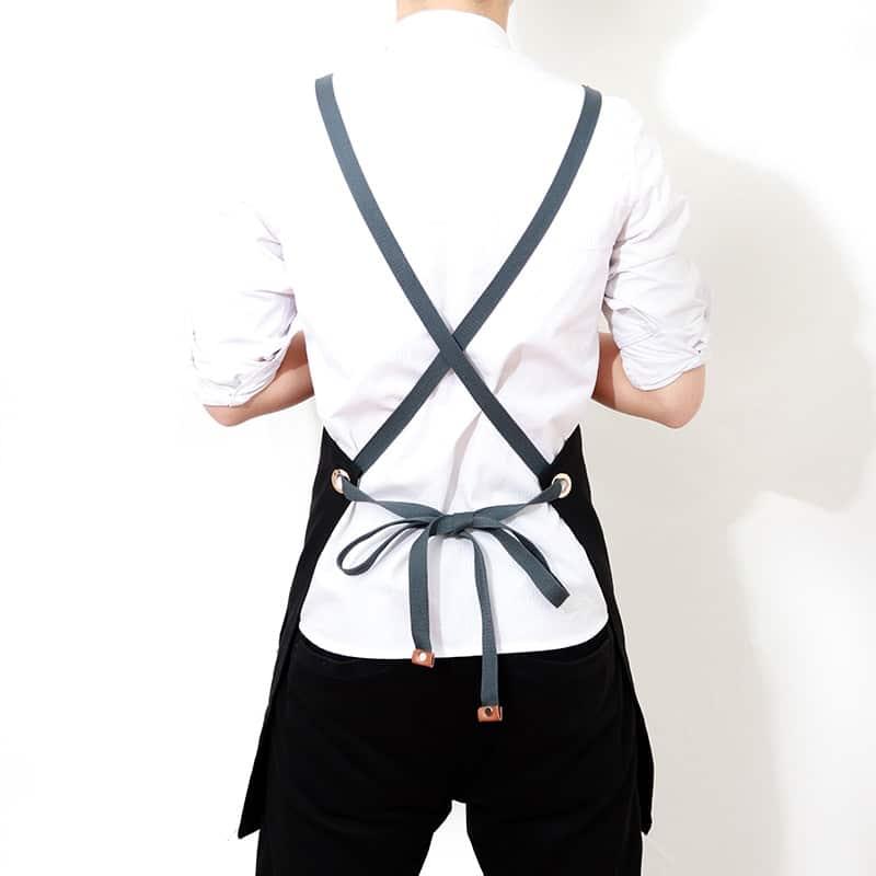 Black Restaurant Barista Apron - Trendha